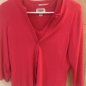 Hot Pink Cardigan set